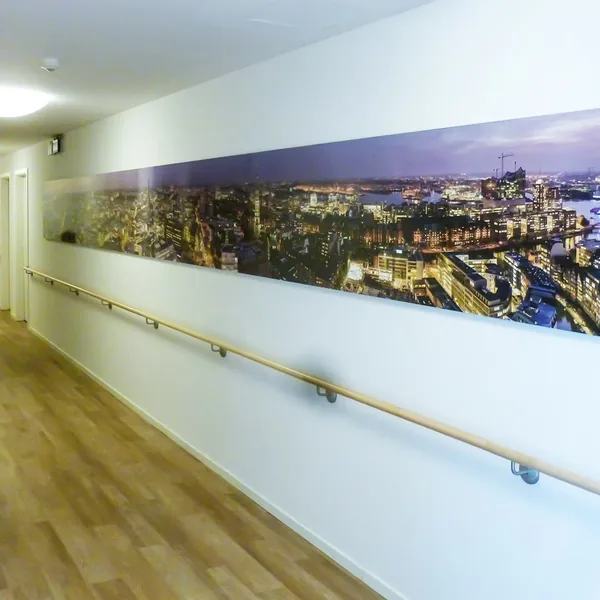 Hafen-Panorama als Wandbild auf Alu-Dibond – Bilderdruck Hamburg
