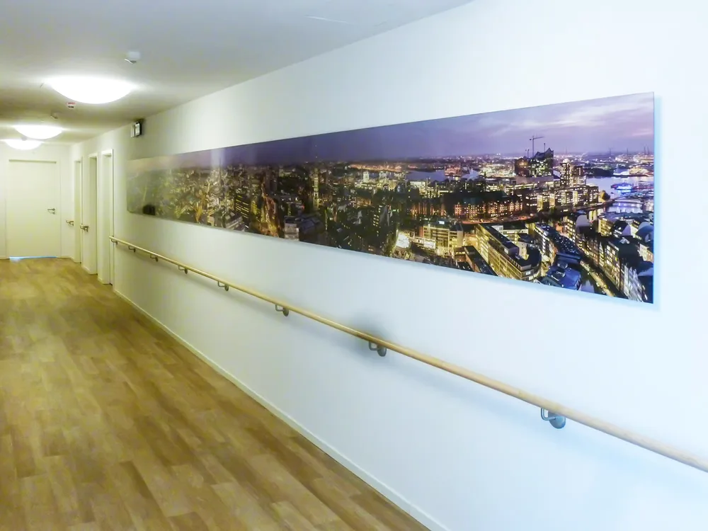 Großformatiger Foto-Galerieprint auf Alu-Dibond mit Schutzlaminat als Wandbild in Hamburg – Fine-Art-Bilderdruck